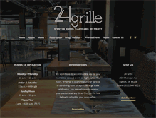 Tablet Screenshot of 24grille.com